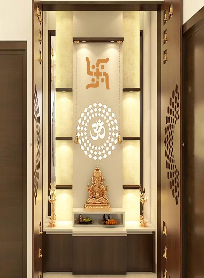 StenCart Stencil for Wall Painting Home Swastik Pattern Reusable Wall Stencil Design for Wall Decoration(16inch x 24inch)-DIY Reusable Design Suitable for Home & Office (Pack of 1) - Image 4